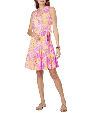 Lilly Pulitzer  Floral Wrap Dress